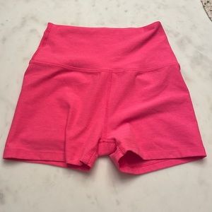 Space dye all for run Beyond yoga bike shorts - LIKE NEW